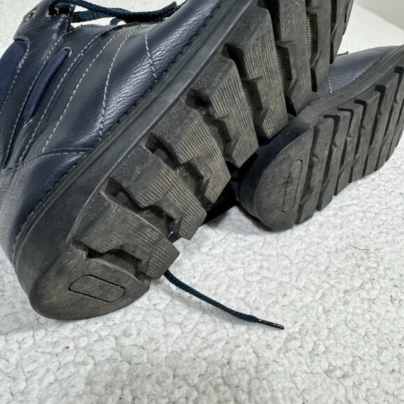 Vikings Men's Blue Leather Casual Work Style Boots - 11M - Picture 7 of 9